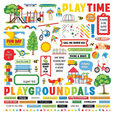 Photo Play GO OUTSIDE & PLAY Element Stickers 12” X 12”