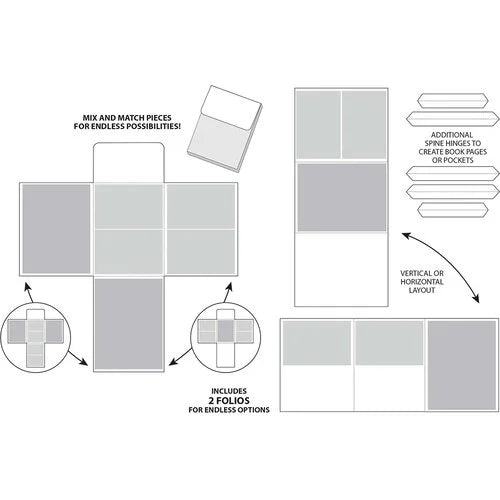 49 and Market Foundation PAGES A WHITE 19pc Scrapbooksrus