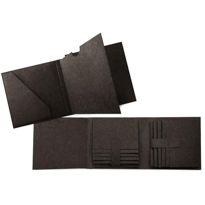 Graphic 45 TRIFOLD WATERFALL FOLIO ALBUM Black