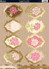 Kanban VINTAGE FLOWERS DieCut Card Topper - Scrapbook Kyandyland