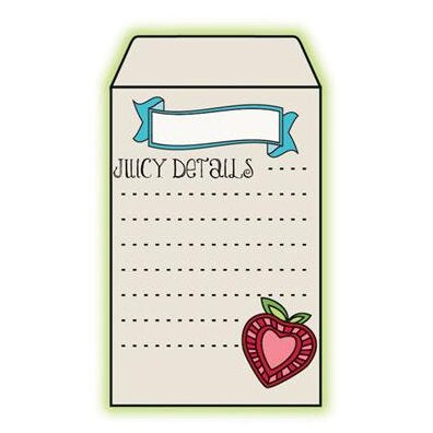 Imaginisce Snag ‘em SEED PACKET Clear Acrylic Stamp Scrapbooksrus