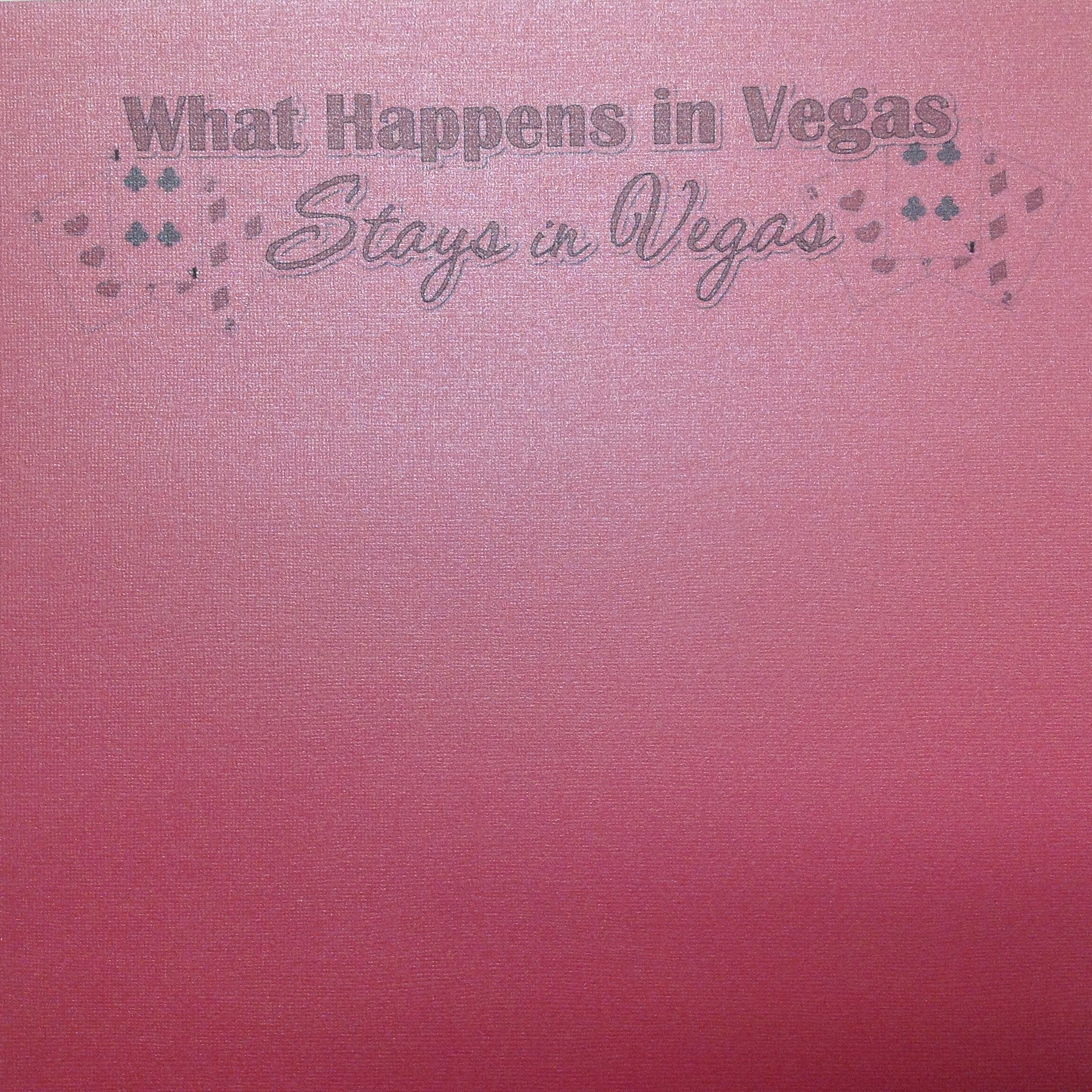 What Happens In Vegas Feather Boa Bling 12&quot;X12&quot; Scrapbook Paper