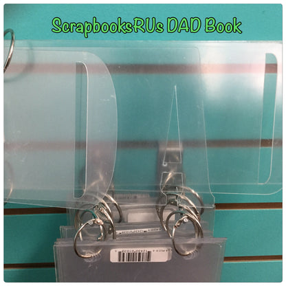 ScrapbooksRUs Clear Acrylic Dad Scrapbook Album 5&