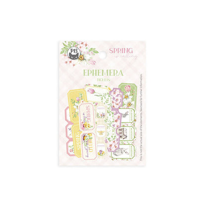 P13 SPRING IS CALLING Ephemera Tickets 9 Strips