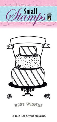Small Stamps CAKE Clear Acrylic Stamp 4pc