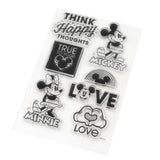 EK Success Disney MICKEY LOVE Clear Stamps