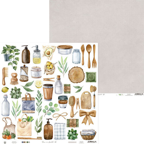 P13 THERE IS NO PLANET B 07 12"X12" Scrapbook Paper 02