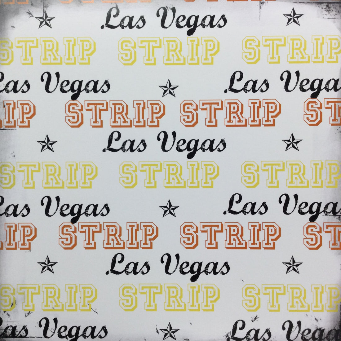 Grungy Grid LAS VEGAS STRIP 12&quot;X12&quot; Travel Scrapbook Paper LV Scrapbooksrus