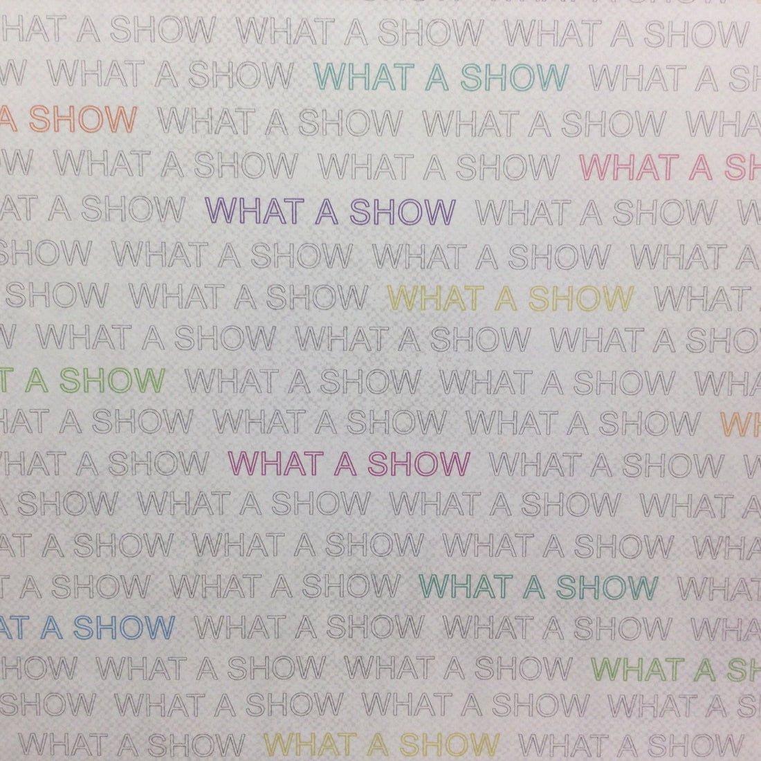 WHAT A SHOW 12X12 Scrapbook Paper Scrapbooksrus