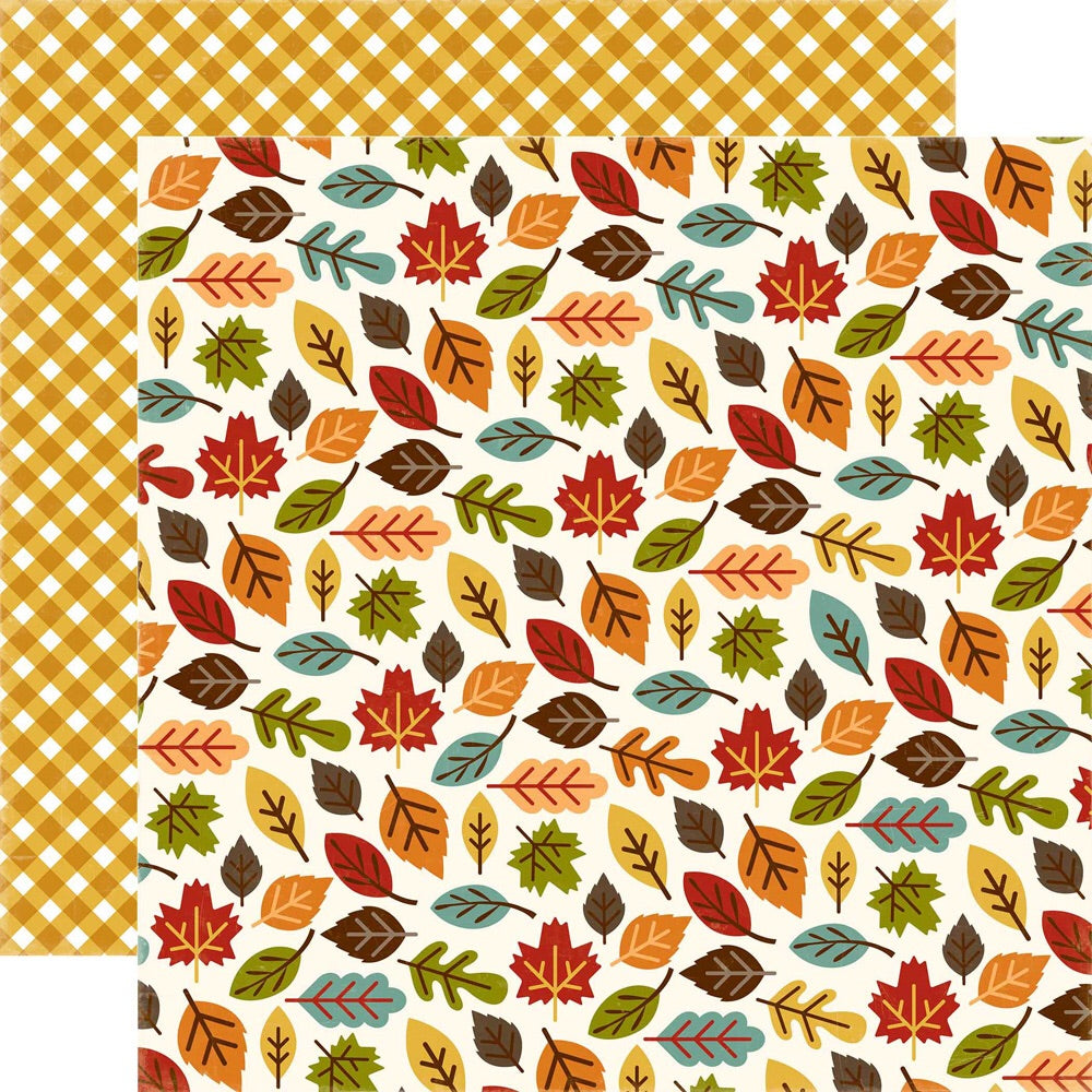 Echo Park Fall Is In The Air CHANGING LEAVES 12x12 Cardstock Paper Scrapbooksrus