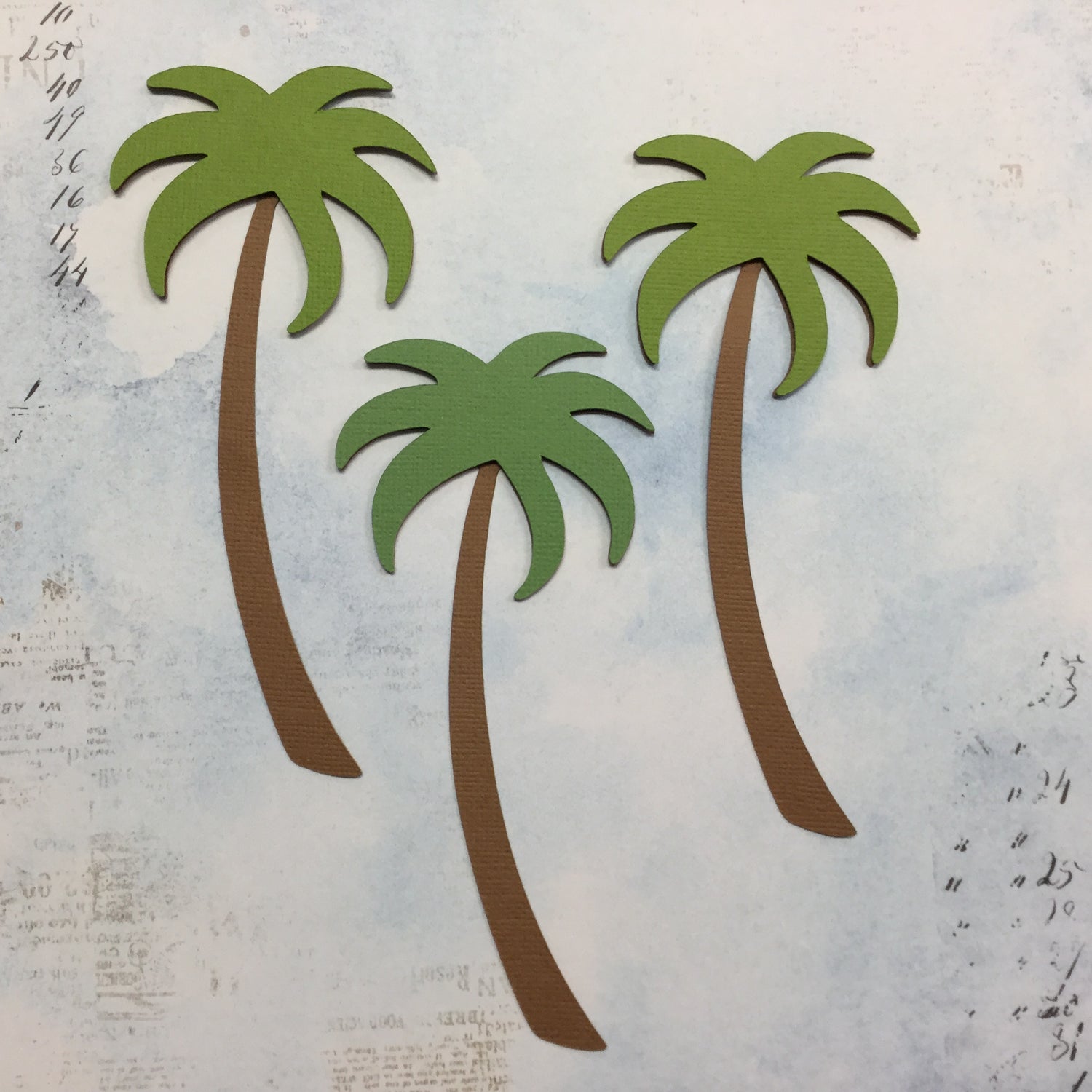 PALM TREE 3D Layered Diecut Scrapbook Embellishment Scrapbooksrus