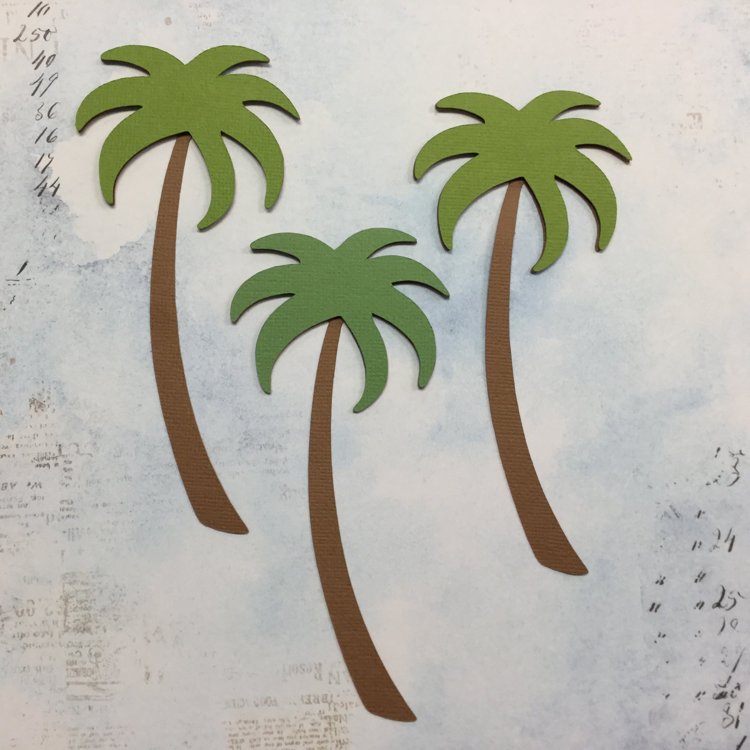 PALM TREE 3D Layered Diecut Scrapbook Embellishment Scrapbooksrus