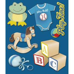 Life's Little Occasions LLO BABY BOY TOYS 3D Stickers - Scrapbook Kyandyland