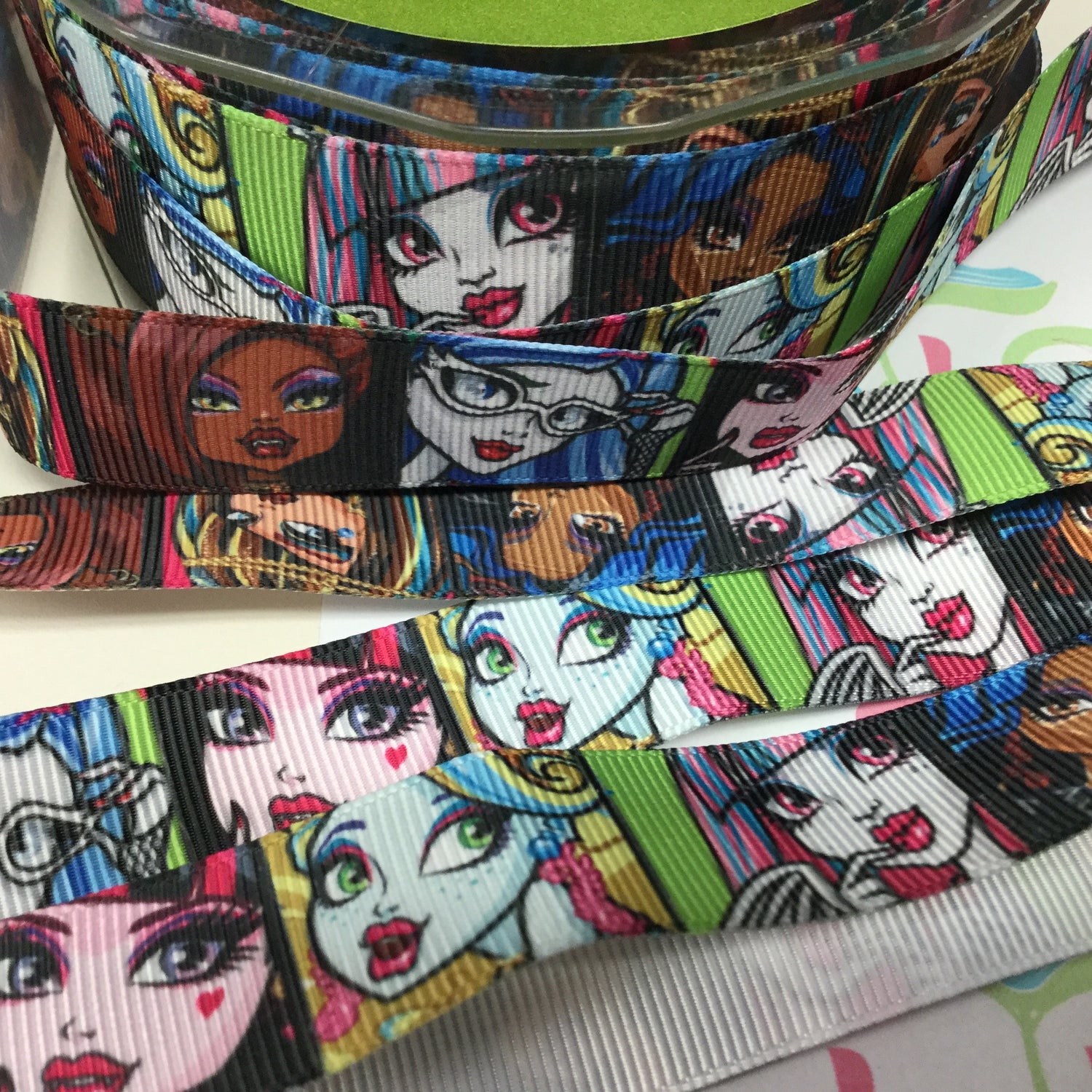 MONSTER HIGH Characters Ribbon 7/8” Scrapbooksrus