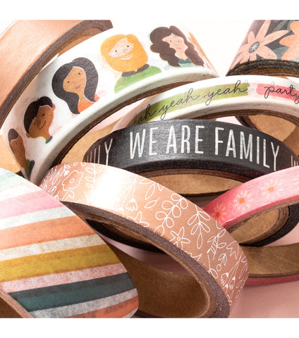 Jen Hadfield THIS IS FAMILY Decorative Washi Tape 8 Rolls Scrapbooksrus