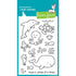 Lawn Fawn CRITTERS OF THE SEA  Clear Stamps 4"X6" Scrapbooksrus