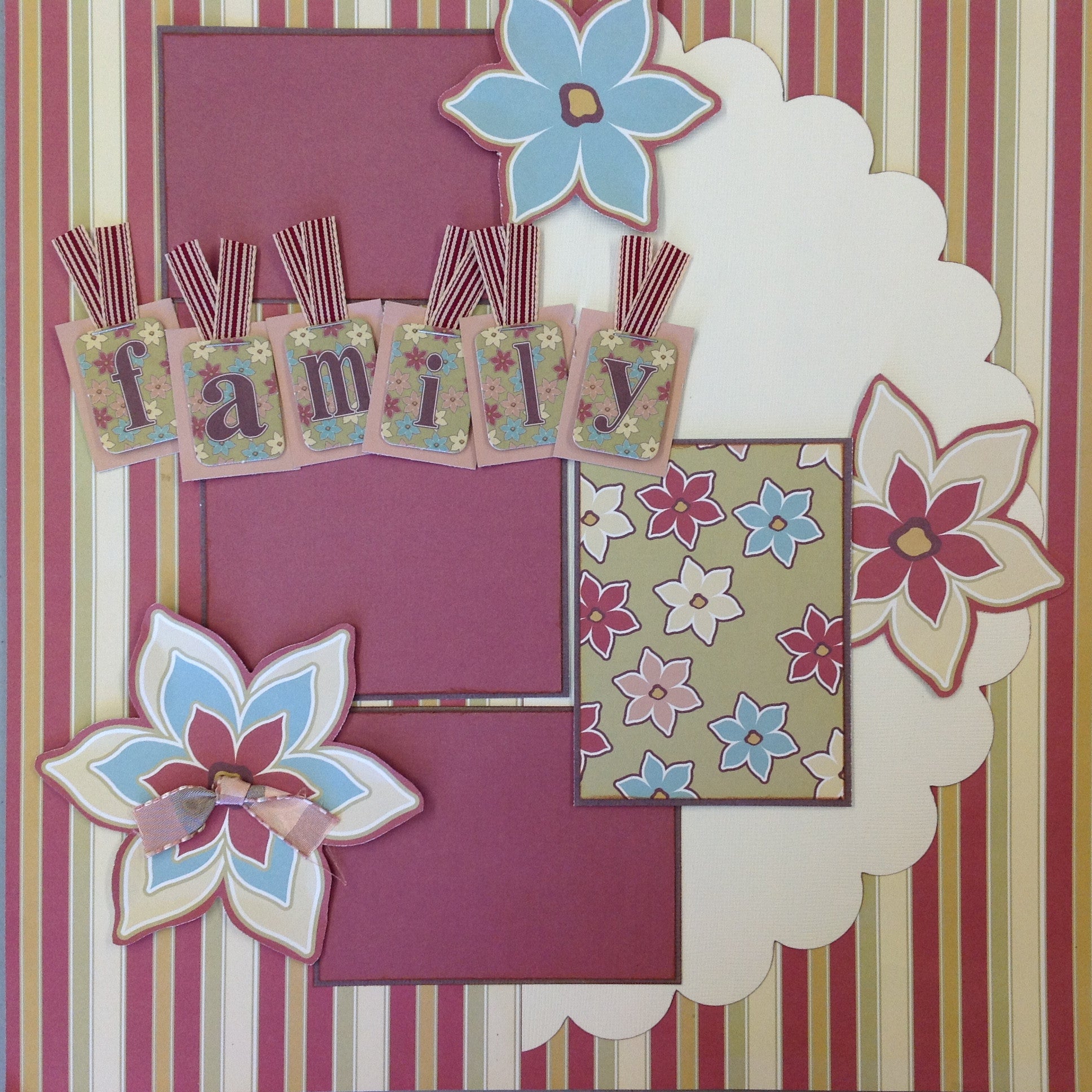 Premade scrapbook pages family scrapbooksrus