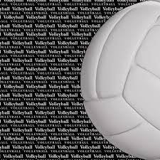 VOLLEYBALL Scrapbook Customs GO BIG LEFT 12"X12" Cardstock Paper Sheet - Scrapbook Kyandyland
