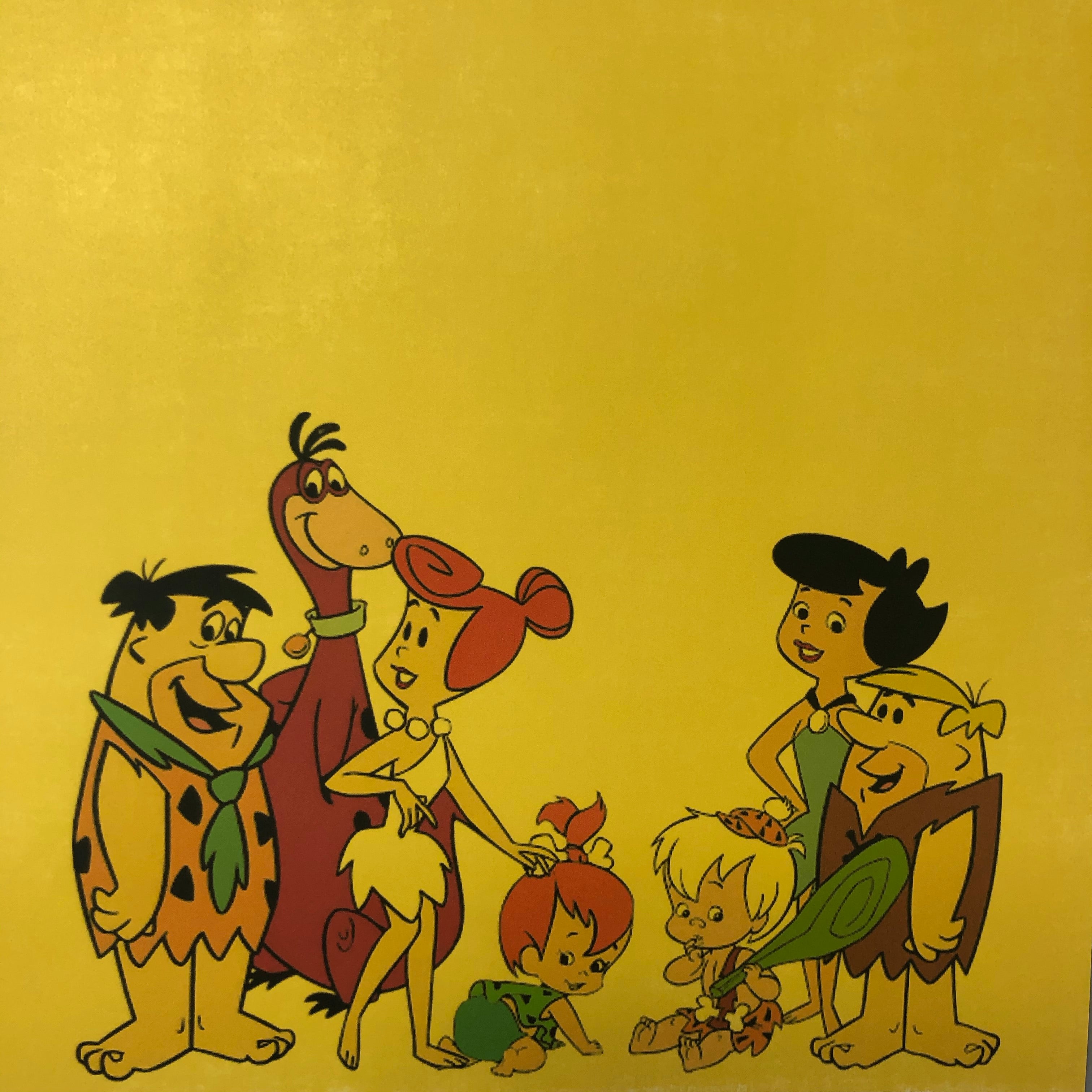 Flintstones Family Border 12&quot;x12&quot; Scrapbook Paper