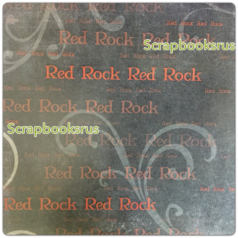 Red Rock Old Antique Scrapbook Paper Scrapbooksrus