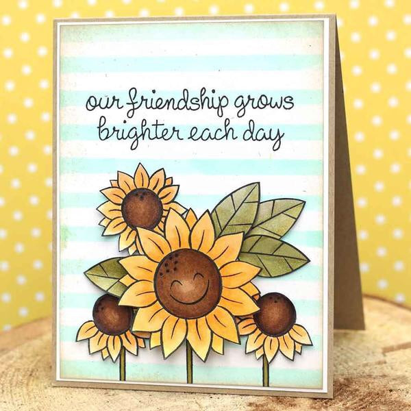 Lawn Fawn OUR FRIENDSHIP GROWS Clear Stamps 19 pc Scrapbooksrus