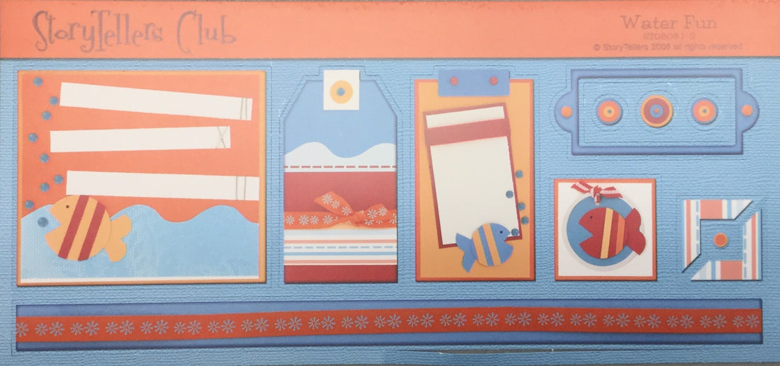 StoryTellers WATER FUN 1-2 DIECUTS 3x13 “ Scrapbooksrus