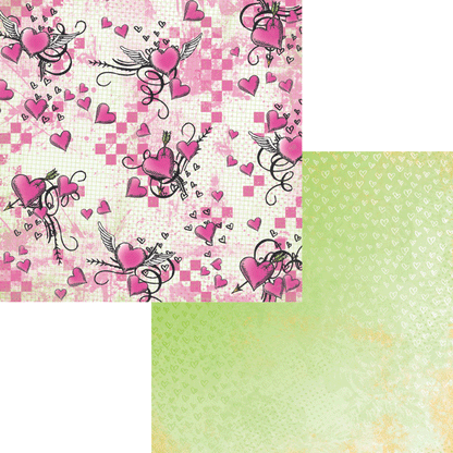 Moxxie XOXO Valentine Collection 12x12 Scrapbook Paper - Scrapbook Kyandyland