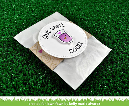 Lawn Fawn Cuts GET WELL SOON Custom Craft Die