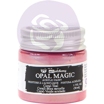 Prima Finnabair Art Alchemy OPAL MAGIC CORAL Acrylic Paint Scrapbooksrus