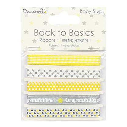 Dovecraft Back to Basics BABY STEPS RIBBON