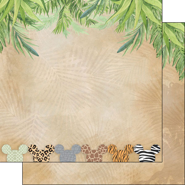 MAGICAL SAFARI Disney 12&quot;X12&quot; Scrapbook Paper Scrapbooksrus