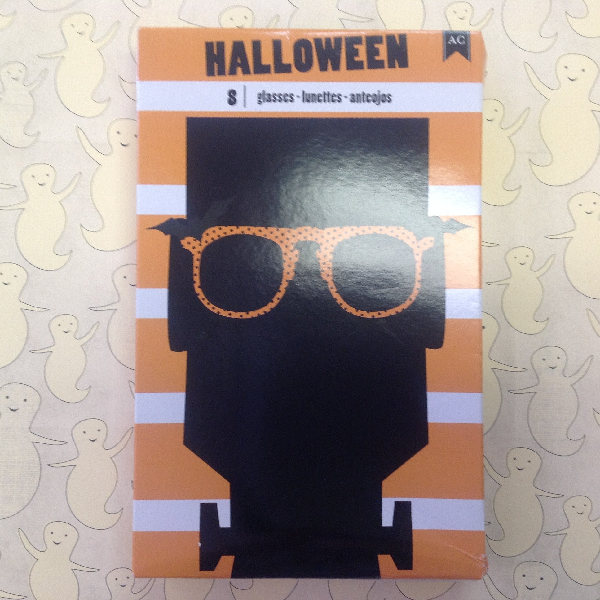 American Crafts Halloween EYE GLASSES 8pc - Scrapbooksrus