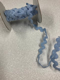 Creative Impressions Rick Rack JUMBO SOFT BLUE Ribbon Trim 5/8”