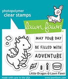 Lawn Fawn LITTLE DRAGON Clear Stamps 3"X2" 10pc Scrapbooksrus 