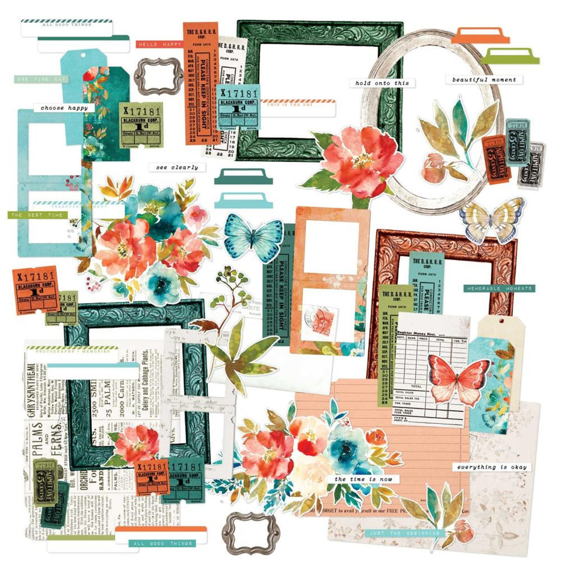 49 and Market Artoptions ALENA EPHEMERA BITS 71 Die-Cut Pieces