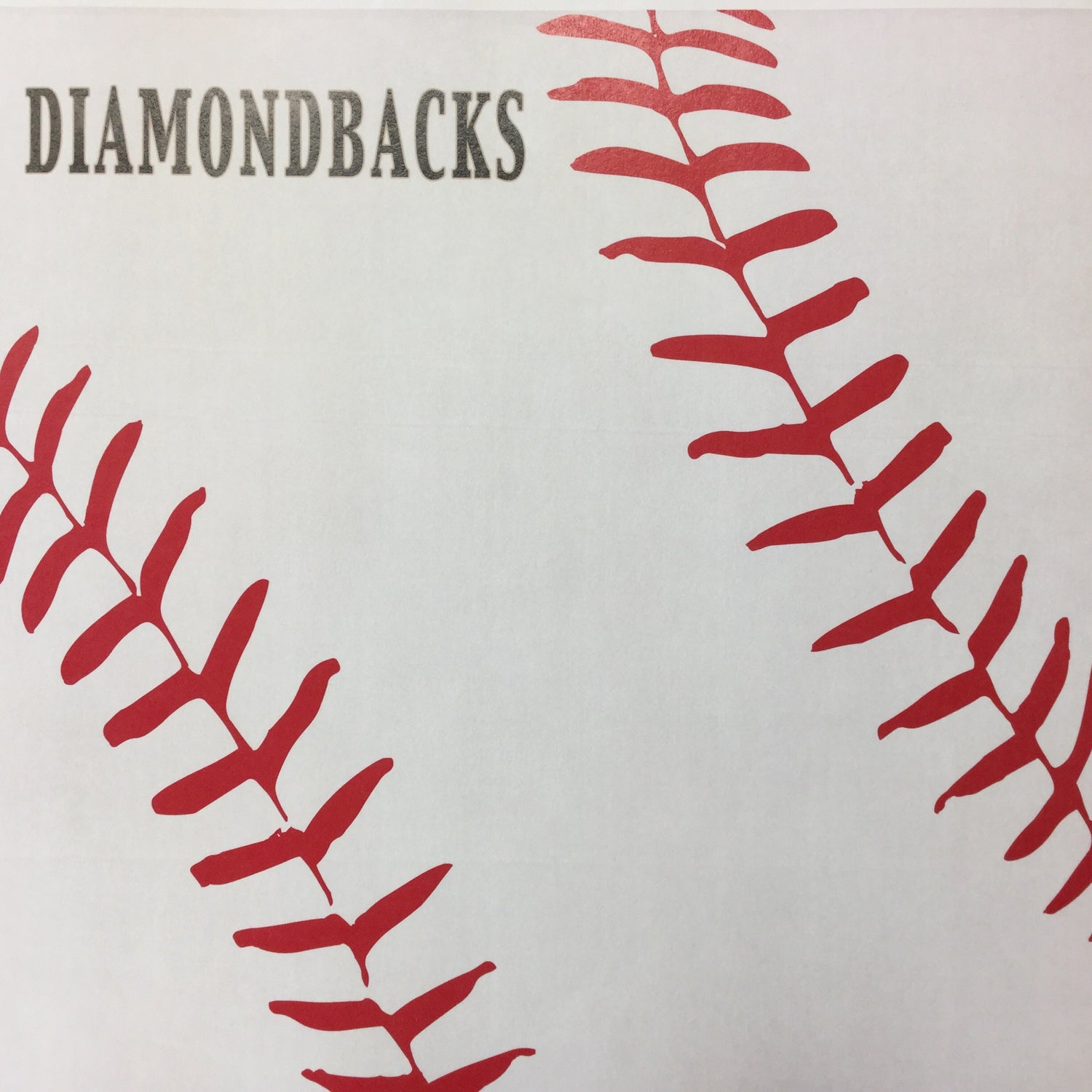 DIAMONDBACKS BASEBALL Pride Kit 12&quot;X12&quot; Scrapbook Paper