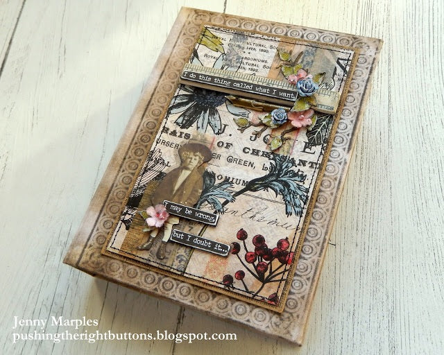 Tim Holtz Idea-ology TATTERED Worn Binder Scrapbooksrus