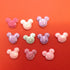 Scrapbook Kyandyland MICKEY HEADS Fabric 1" 10pc - Scrapbook Kyandyland