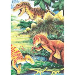 Royal Mini Color Pencil By Number DINOSAUR FUN