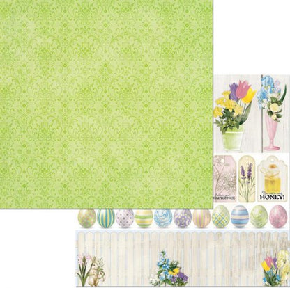 Bo Bunny BEAUTIFUL COTTONTAIL Page Kit Scrapbooksrus