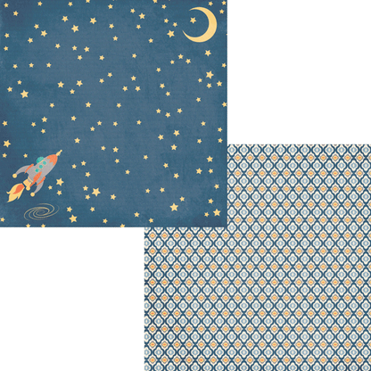 Moxxie REACH FOR THE STARS 12&quot;X12&quot; Collection Kit Paper Scrapbookrus