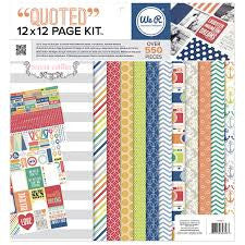We RM QUOTED Teresa Collins 12"x12" 550 Piece Page Kit - Scrapbook Kyandyland