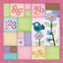 Paper House LITTLE GIRL QUILT 12X12 Scrapbook Baby Paper - Scrapbook Kyandyland