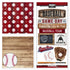 BASEBALL ON WOOD 12X12 Scrapbook Sports Kit Scrapbooksrus Las Vegas