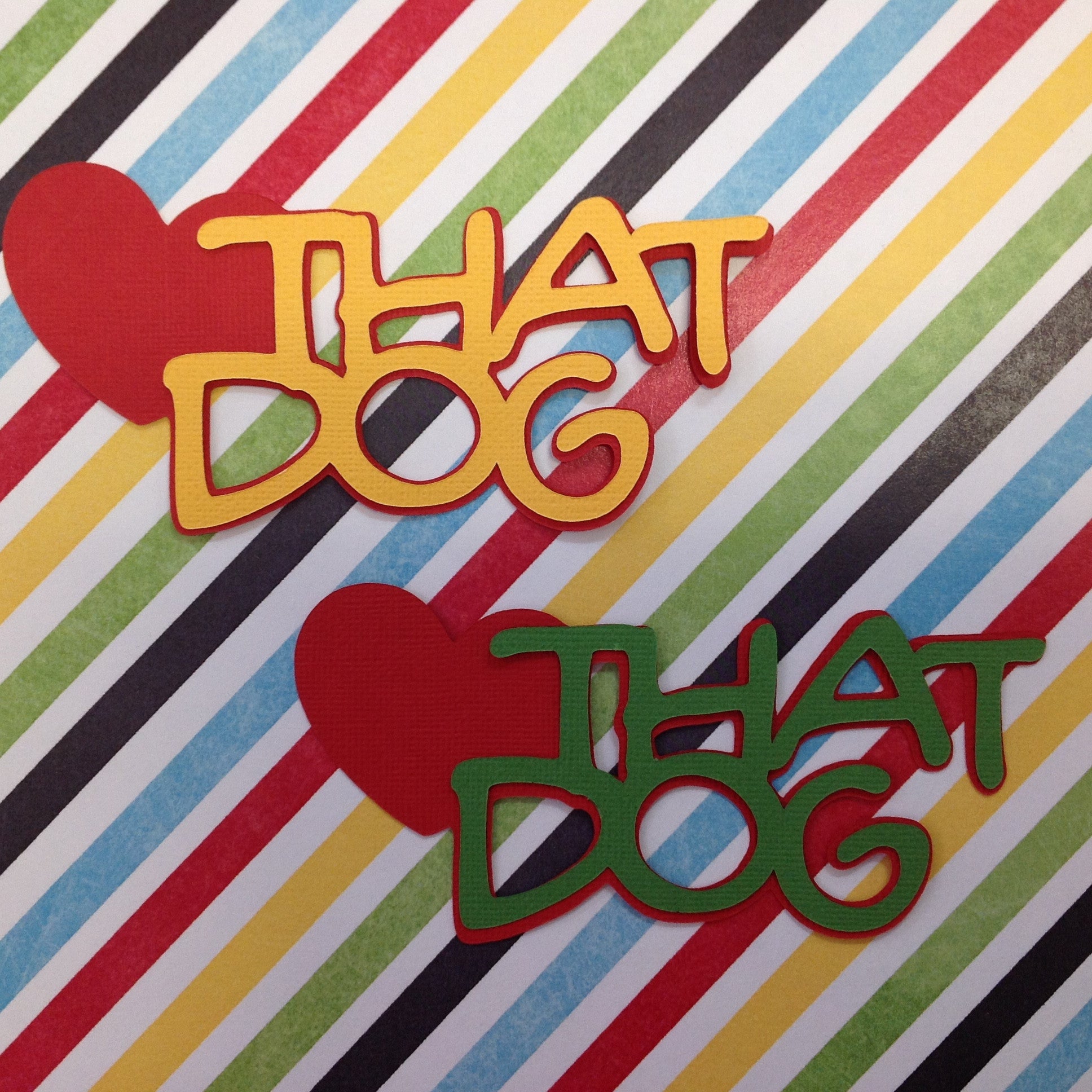 THAT DOG Disney Custom Scrapbook Die Cuts Scrapbooksrus 