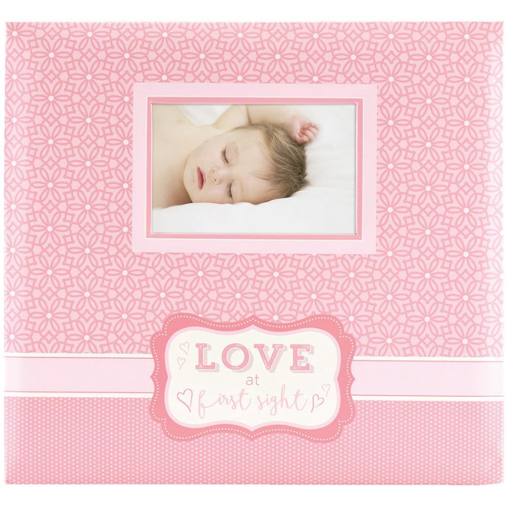 MBI Post Bound Love at First Sight GIRL 12&quot;X12&quot; Scrapbook Album