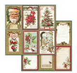 Stamperia CHRISTMAS VINTAGE 12"X12" Scrapbooking Paper Pad