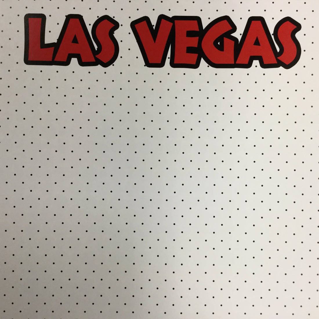 Magical LAS VEGAS Left 12&quot;X12&quot; Scrapbook Paper Scrapbooksrus