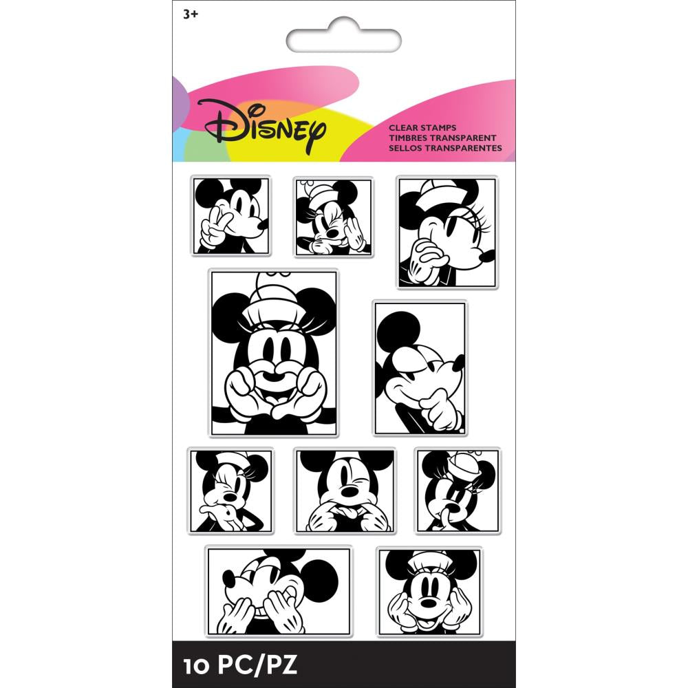 EK Success Disney MICKEY &amp; MINNIE Clear Acrylic Stamps