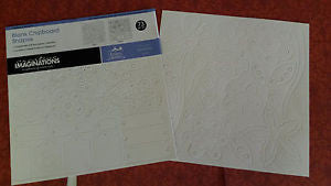 Creative Imaginations BLANK CHIPBOARD SHAPES 73pc - Scrapbook Kyandyland